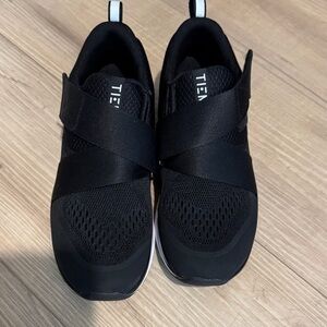 TIEM Athletic Slip-On Sneakers for Women in Black
